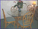 Ocean Front Vacation Condo Dining Area